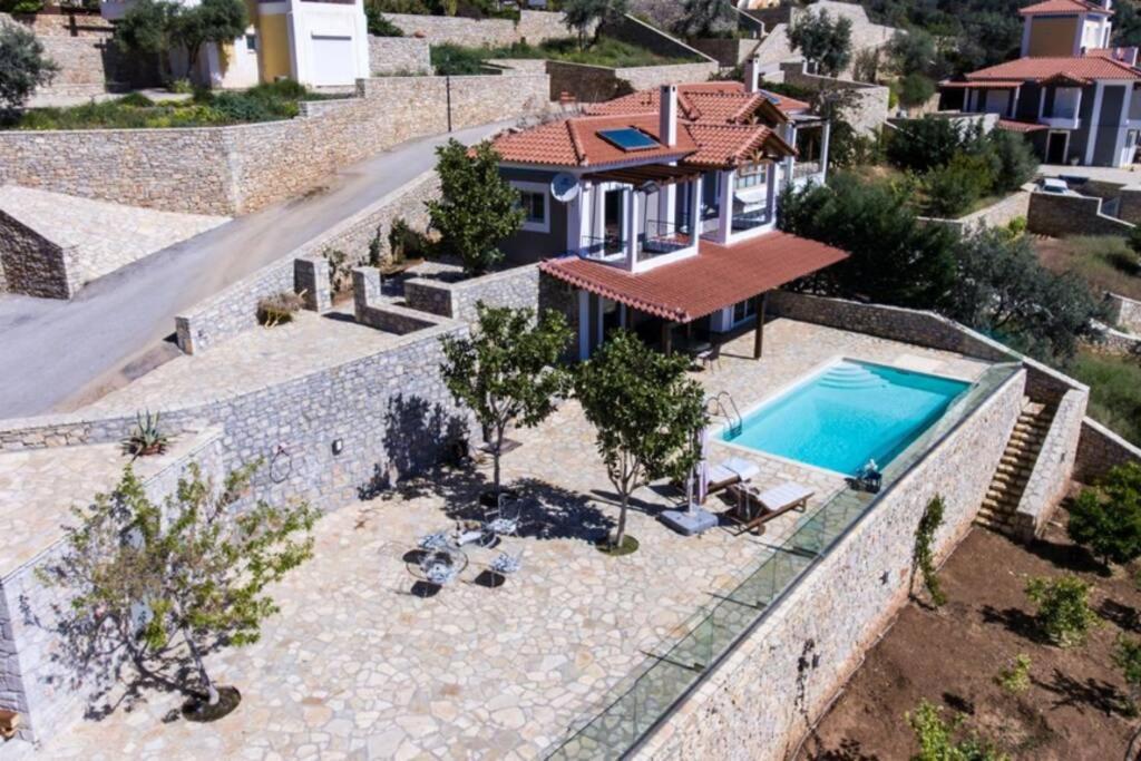 Apollo Romantic Sea View Villa Kivérion Eksteriør bilde