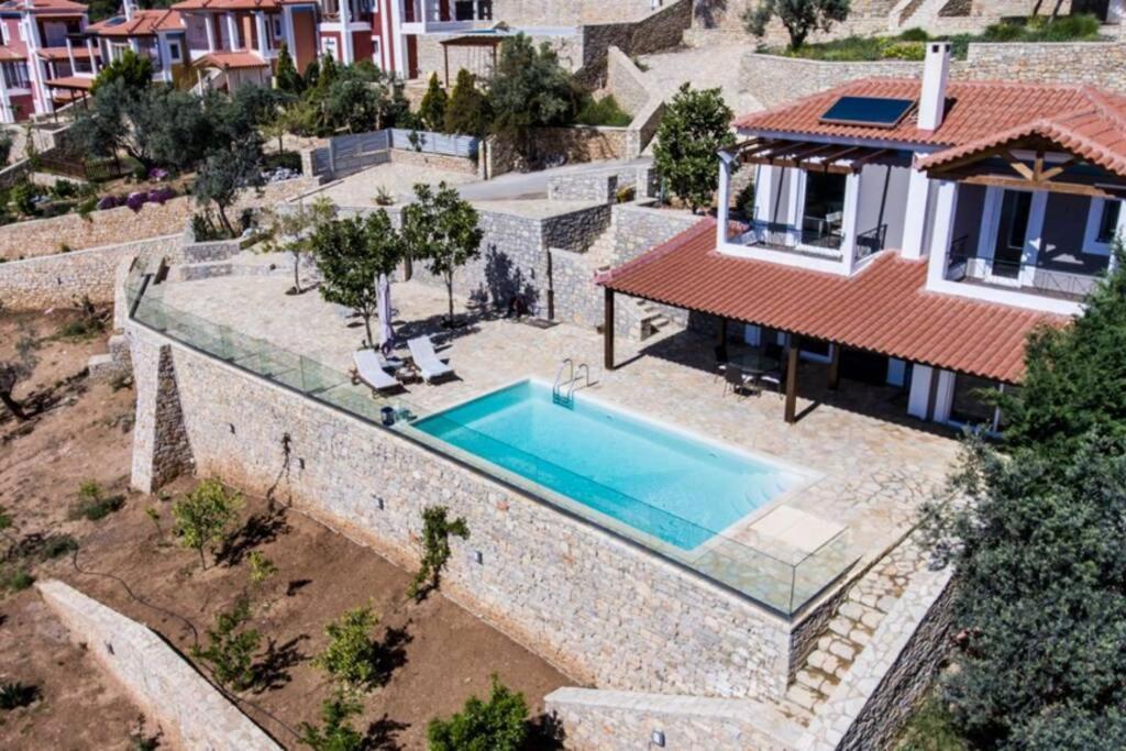 Apollo Romantic Sea View Villa Kivérion Eksteriør bilde