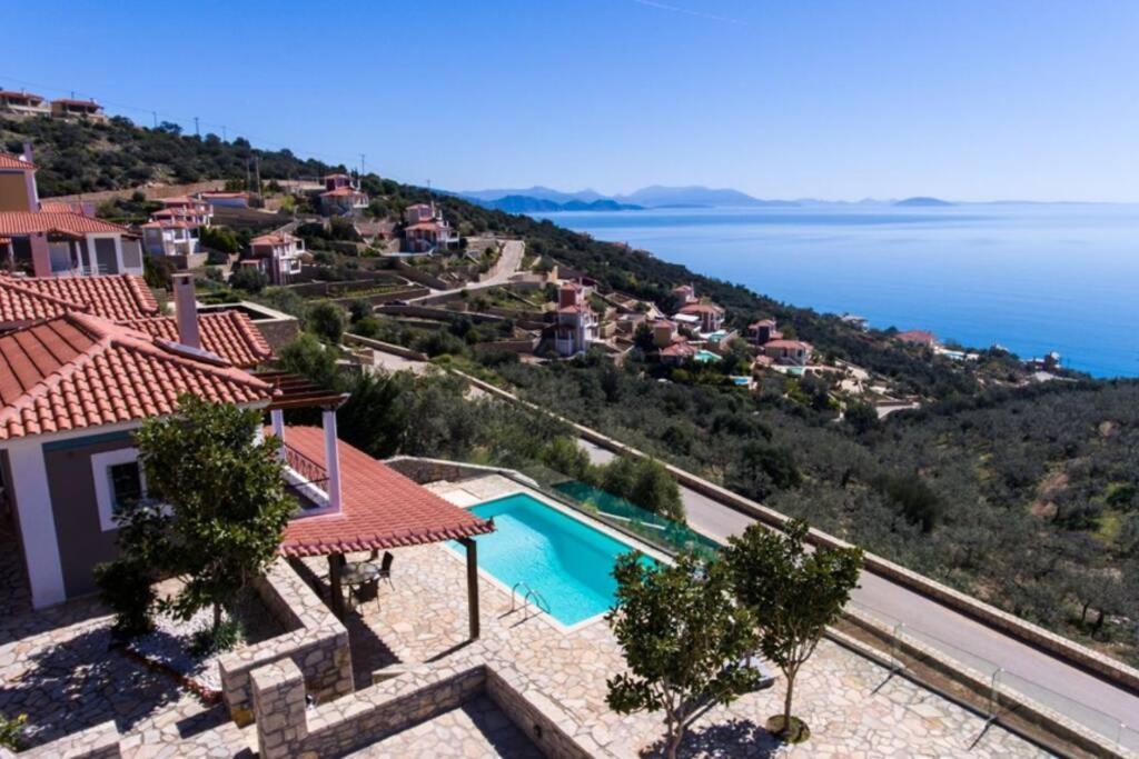 Apollo Romantic Sea View Villa Kivérion Eksteriør bilde