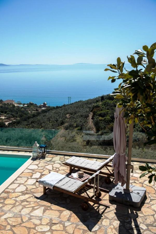 Apollo Romantic Sea View Villa Kivérion Eksteriør bilde