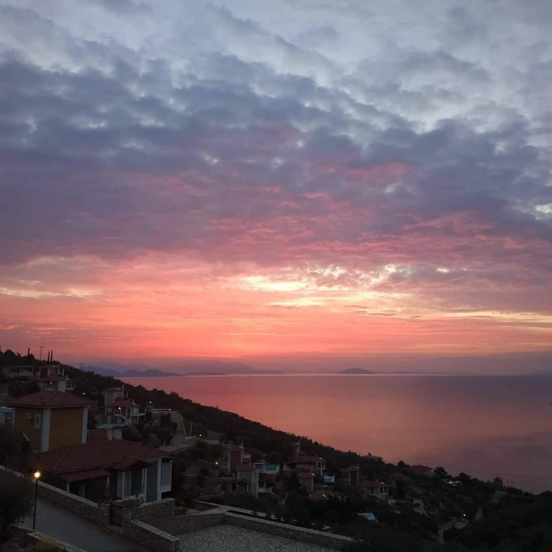 Apollo Romantic Sea View Villa Kivérion Eksteriør bilde