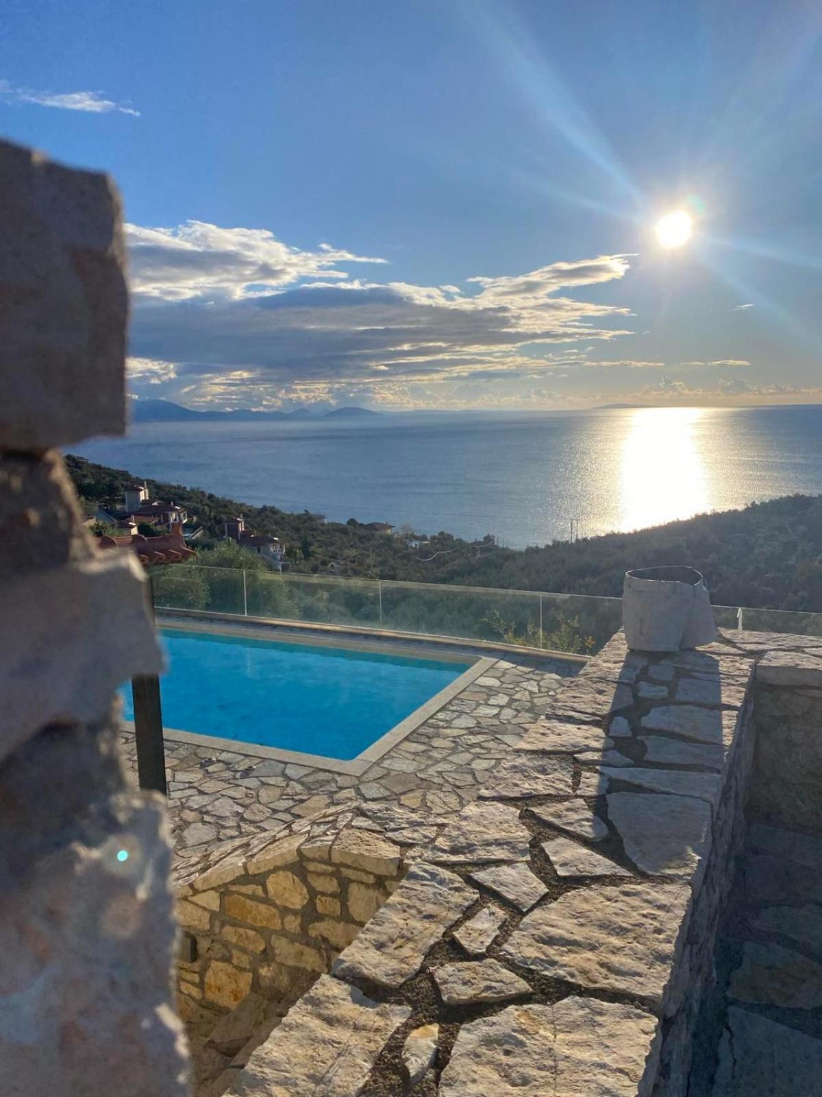 Apollo Romantic Sea View Villa Kivérion Eksteriør bilde