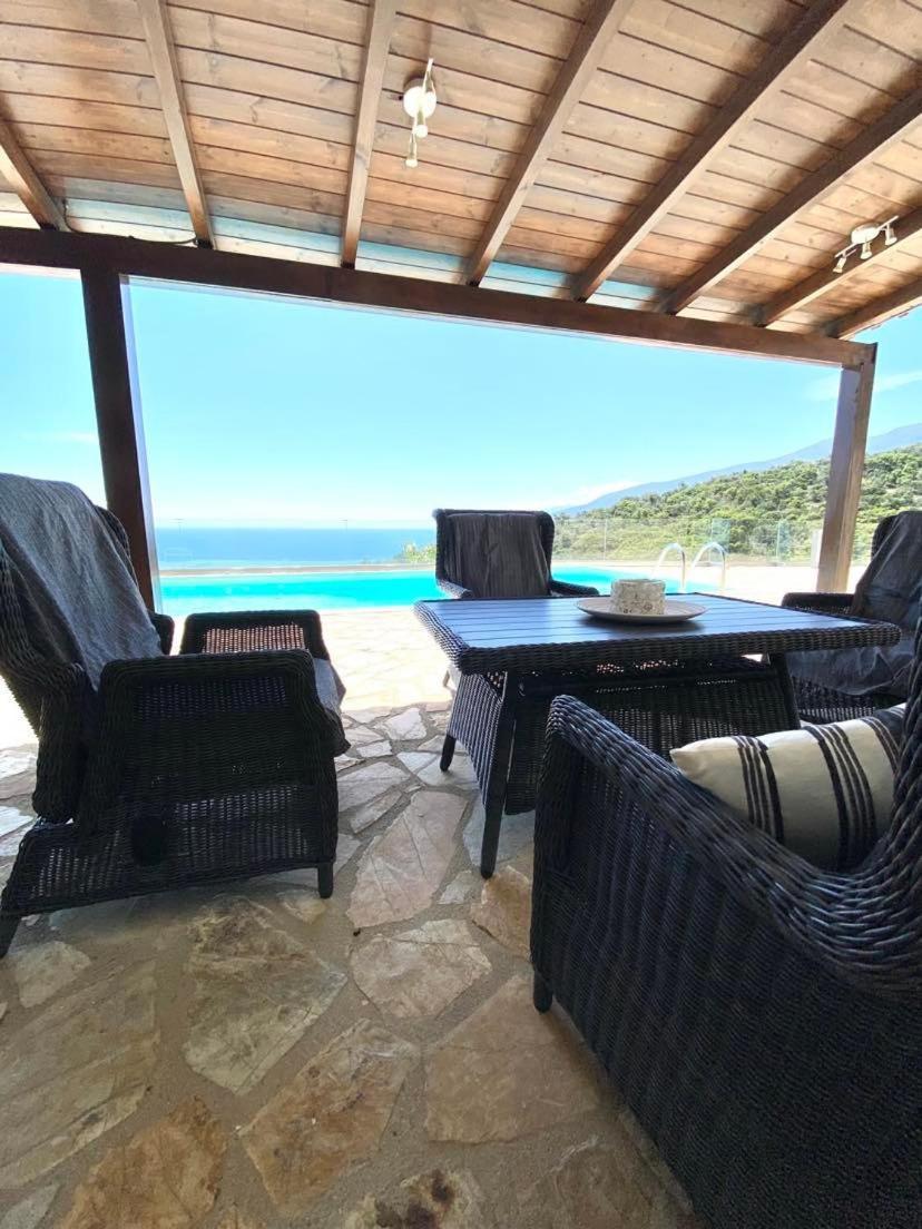 Apollo Romantic Sea View Villa Kivérion Eksteriør bilde