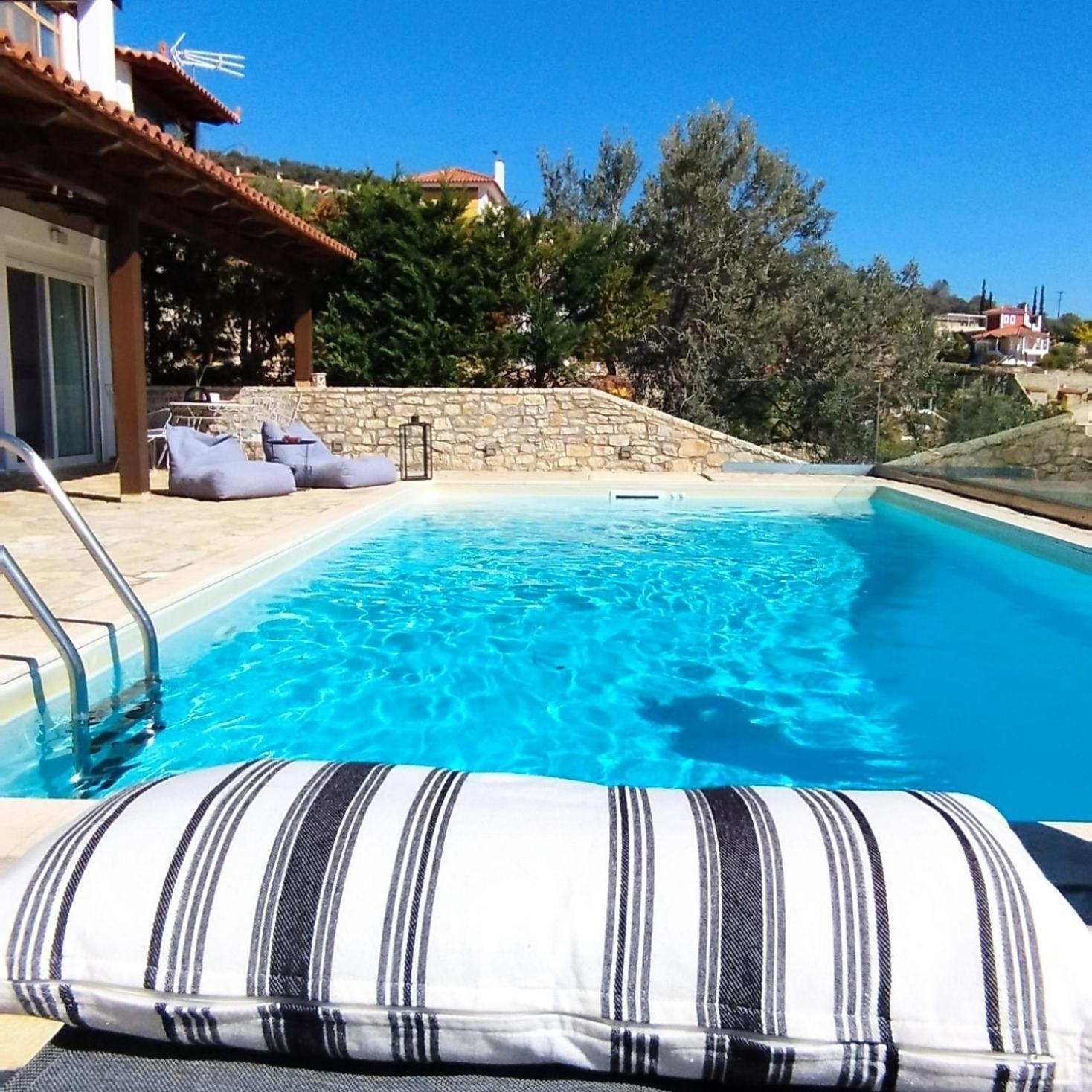 Apollo Romantic Sea View Villa Kivérion Eksteriør bilde